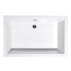 POLYSAN DEEP hlboká sprchovacia vanička, obdĺžnik 140x75x26cm, biela 72947