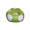 FITMANIA Sedací vak Futbalová LOPTA XXL 450L Vzor: 13 ZELENO-BÍLÁ různé vzory
