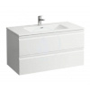 Laufen Pro S - Skrinka s umývadlom, 1000 mm x 500 mm, farba biela lesk H8619654751041