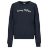 Tommy Hilfiger Mikiny MDRN REG SCRIPT SWEATSHIRT Námornícka modrá