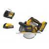 Dewalt Aku kotúčová píla 184 mm na rezanie kovov 18V XR, 2x 5,0 Ah Li-Ion DCS383H2
