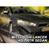 Deflektory Heko - Mitsubishi Lancer od 2007 (so zadnými)