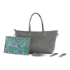 KINDERKRAFT Taška prebaľovacia Treasurebag Dark Grey 30x53x6 sivá