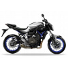 NÁLEPKY NA MOTOCYKEL JUULA PRE YAMAHA MT 07 2015 STRIEBORNÁ MATT