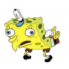 CUKROVÁ TLAČ jedlý obrázok na tortu Cukrová hmota SpongeBob #10 + MENO TEXT