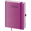 Diár 2026 denný B6 Print Pop - fialová