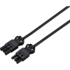 Sygonix SY-6676366 predlžovací kábel čierna 7.5 m; SY-6676366