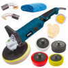Elektrická leštička do auta 2650 W 180 mm, XXL leštiaci set, disky