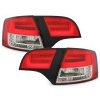 LITEC LED zadné svetlá Audi A4 B7 Avant -- rok výroby 2004-08 červené/crystal
