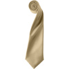 Premier Kravata Colours PR 750, saténová COT39075055599-khaki Khaki UNI