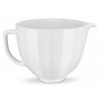 KitchenAid keramická mísa s výlevkou bílá vroubkovaná 4,83 l 5KSM2CB5PWS