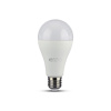 Chytrá WiFi žiarovka LED E27 15W RGB+WW+CW 3v1 V-TAC VT-5117