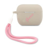 Kryt Guess Case Apple Airpods Pro Guacaplsvsgp (Silicone Vintage) Pink Grey
