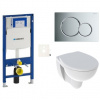 Závesný WC set Geberit do ľahkých stien / predstenová KOLO Rekord SIKOGES3K8
