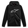 ALPINESTARS mikina AGELESS ZIP HOODIE 3, ALPINESTARS (černá/bílá)