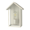 ACA Lighting Vonkajšie nástenné svietidlo CELIA max. 60W/E27/230V/IP44, biela farba, CELIAH1