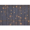 NEXOS diLED svetelný záves 200 LED, teplá biela, bez trafa