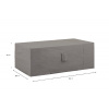 Madison MADISON Prikrývka na nábytok 180x110x70, sivá|grey