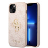 Zadný kryt Guess PU 4G Metal Logo pre iPhone 15 Pink