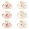 Nuvole di Stoffa Šálka s tanierikom porcelán zajačik set 6 ks 180 ml 46104