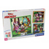 Clementoni 3x48 dielov štvorec Mickey a Minnie