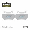 Brzdové doštičky DP415-RDP DP Brakes - zmes RDP X-RACE Titanium