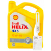 Shell Helix HX5 4L 15W40 15W-40 API SL/CF A3/B3 (Shell Helix HX5 4L 15W40 15W-40 API SL/CF A3/B3)