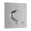 Hansgrohe Ecostat Comfort E Termostatická batéria pod omietku, na 2 spotrebiče, chróm 33716000-HG