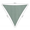 Lazy Momo Slnečný Trojuholník shadow 3,0 x 3,0 x 3,0 m Farba: Country modrá