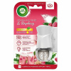 Air Wick Essential Oils Elektrický osviežovač vzduchu strojček a náplň ružový sekt a maliny 19 ml