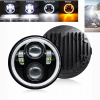 60W REFLEKTOR PREDNÁ MOTOCYKLOVÁ LAMPA 4-LED 5.75 palcov + certifikácia E9