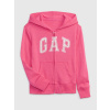 GAP 842448-01 Dětská mikina logo french terry Růžová - XXL
