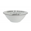 Miska 18 cm / 550 ml BE HAPPY (Porland White- BE HAPPY)