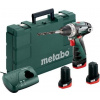 Akumulátorový vŕtací skrutkovač Metabo PowerMaxx SB Basic (2x12V/2Ah batéria)