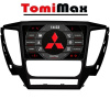 TomiMax Mitsubishi Pajero 2017-2019 Android 14 autorádio s WIFI, GPS, USB, BT HW výbava: QLED 8 Core 8GB+256GB HIGH - iba displej A,C