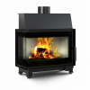 Vzduchový krb oceľový Kratki Simple ľavý 6 kW fi 150 mm