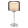 RABALUX SK Svietidlá s.r.o. Nočné lampa Anastasia 2631 - chrómová - hnedá