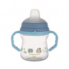 Canpol Babies nevylievací hrnček s mäkkým náustkom Bonjour modrý 150 ml