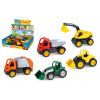 Lena Auto Workies plast 12-14cm 5 druhů 10ks v boxu 18m+