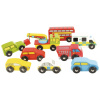 BIGJIGS TOYS Bigjigs Rail Dřevěné autodráhy sada aut