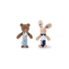 Doudou Chrastítko pískací 17 cm 1 ks zajíc