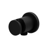 Ravak Držák sprchy s vývodem vody, chrom 706.21BLM Držák sprchy s vývodem vody, Black Matt X07P672