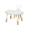 eliNeli Detský rastúci stôl a stolička Králik