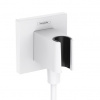 Hansgrohe Držiak sprchy FixFit E s prípojkou na hadicu, biely matný 26889700