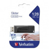 Verbatim USB flash disk, USB 2.0, 128GB, Slider, černý, 49328