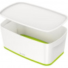 Leitz 52291054 úložný box Odkladacia schránka Obdĺžnikový ABS umelá hmota Zelená, Biela (52291054)
