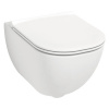Závesné WC set Jika MIO-N bez splachovacieho kruhu biela matná H8217147570001