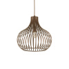 Svietidlo závesné ONION SP1 D38 v hnedej farbe | Ideal Lux