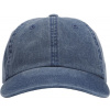 TRUE BLANKS 6500 / Bavlnená keprová vintage šiltovka - washed blue Univerzálna