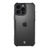 AppleMix TACTICAL Quantum Stealth Cover pre Apple iPhone 16 Pro Max - Odolný - Plast / guma - Transparentný / čierny